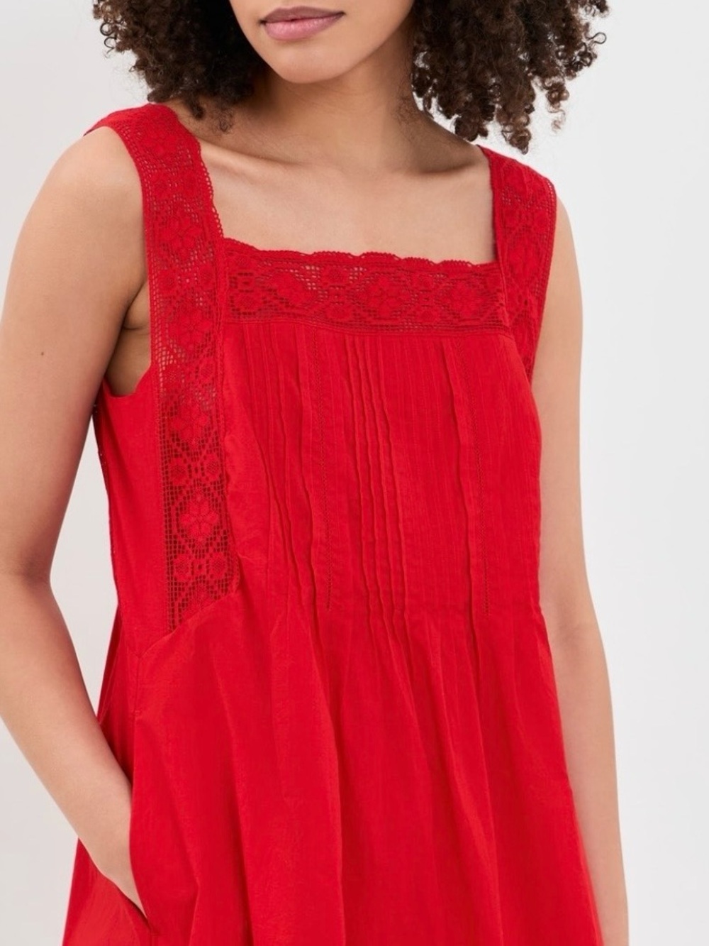 Madewell The Sophie Mini Dress Varsity Red XL